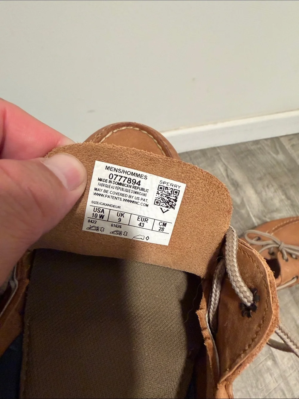 Sperry classic leather